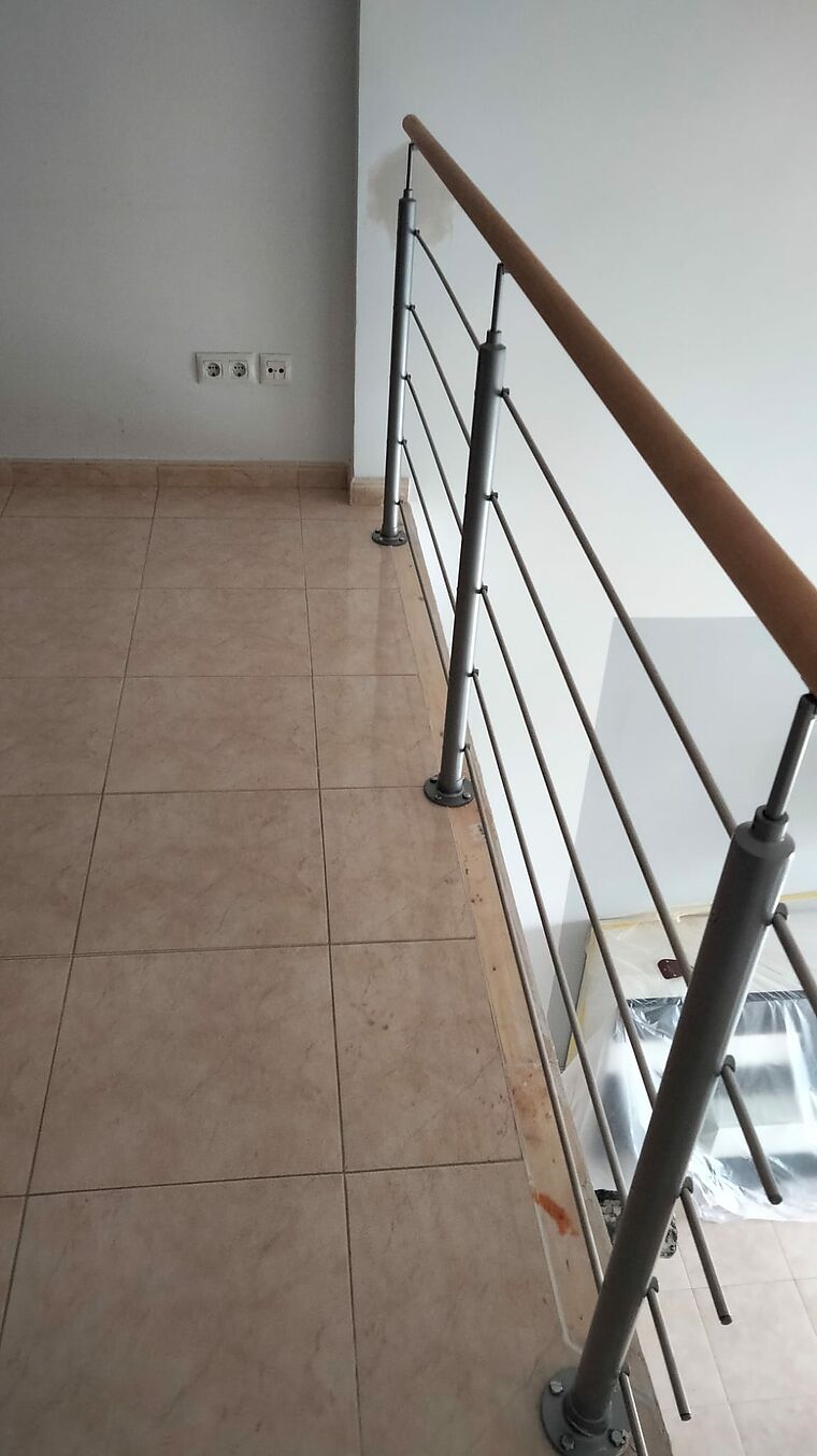 How to make a wooden staircase more modern?