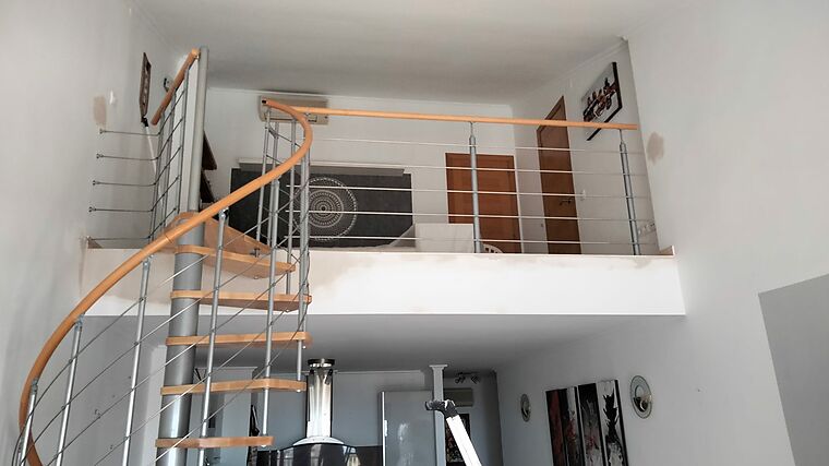 How to make a wooden staircase more modern?
